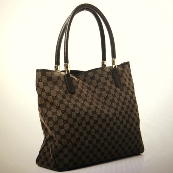 Gucci Monogram Tote Dark Brown - Picture 2 of 12